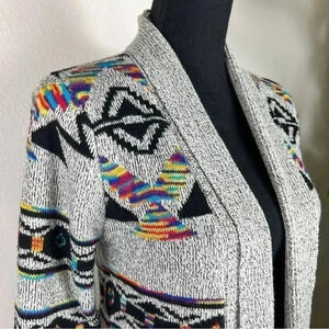 Northern Angel by Anthropologie Women’s Aztec Duster Sweater Jumper